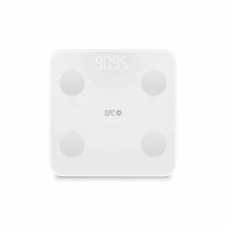 Digital Bathroom Scales SPC ATENEA FIT 3 White Tempered Glass 180 kg 150 kg 1,5 Kg