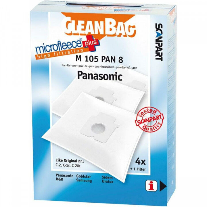 Replacement Bag for Vacuum Cleaner Scanpart M 105 PAN 8