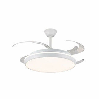Ceiling Fan CristalRecord CHARLY L RETRAC Transparent 80 W