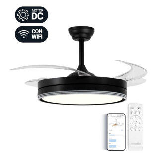 Ventilateur de Plafond Universal Blue Noir