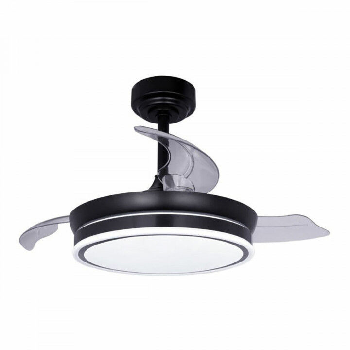 Ventilateur de Plafond CristalRecord 85-065-46-180 Noir