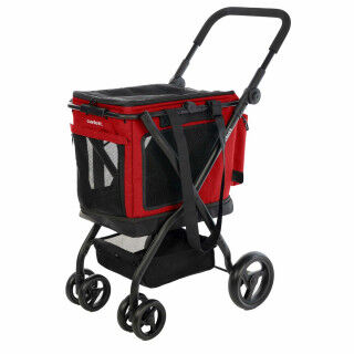 Winkelwagen Carlett CUBE P RUBY Rood