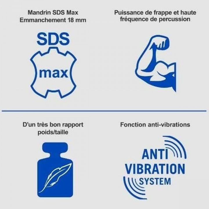 Trapano a percussione Scheppach AB1500X 1300 W