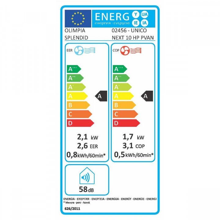 Klimaanlage Olimpia Splendid 02456 Weiß
