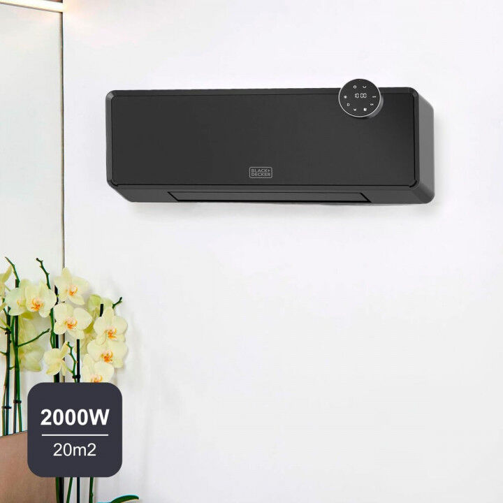 Riscaldamento Black & Decker BXWSH2001E Nero 2000 W