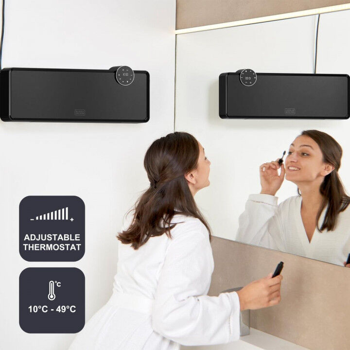 Riscaldamento Black & Decker BXWSH2001E Nero 2000 W