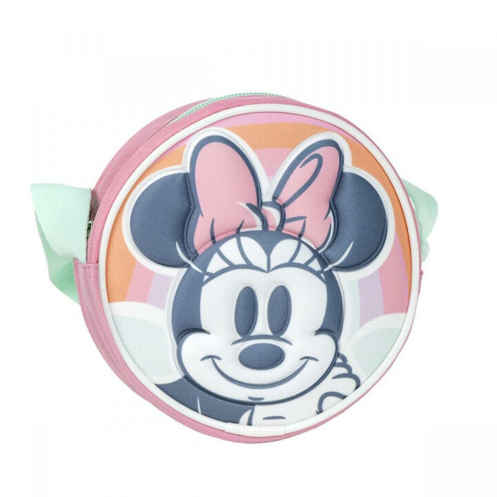 Borsa a Tracolla Minnie Mouse 13 x 13 x 4 cm Per bambini