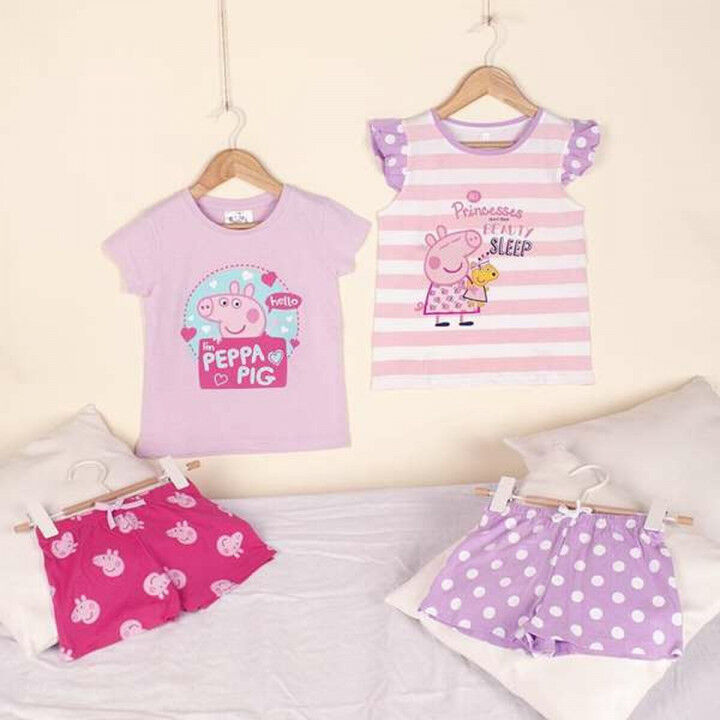Pijama Infantil Peppa Pig Rosa