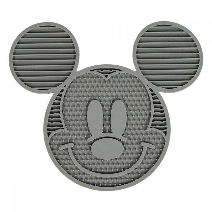 Voerbak voor honden Mickey Mouse Zwart Grijs 28,0 x 15,0 x 1,5 cm