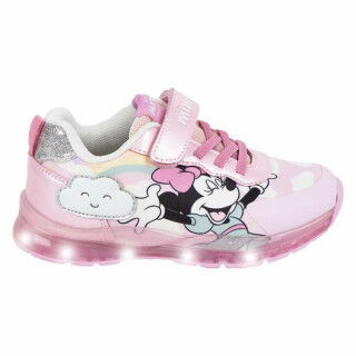 Turnschuhe mit LED Minnie Mouse Rosa