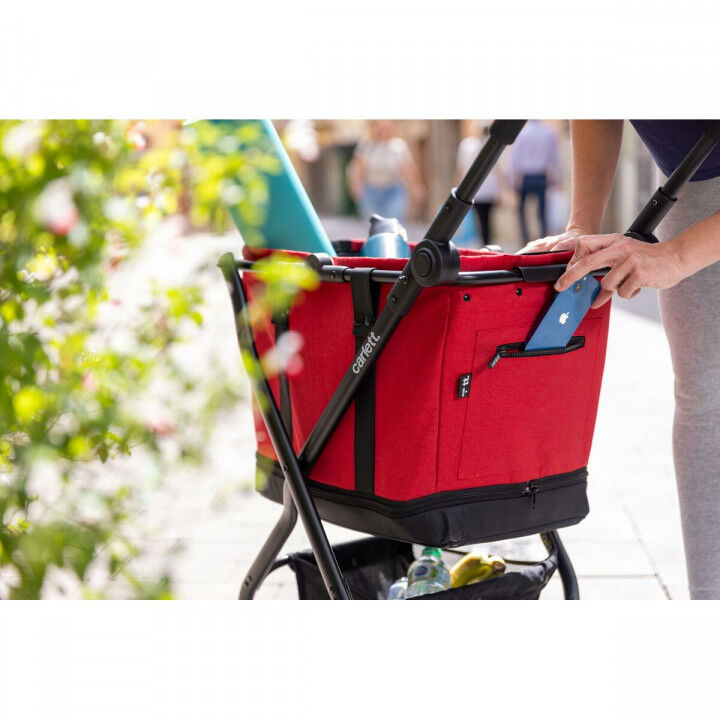 Shopping cart Carlett CUBE S RUBY Red