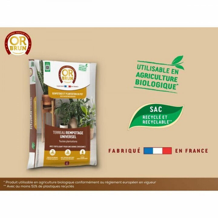 Terreau d'empotage OR BRUN 6 L