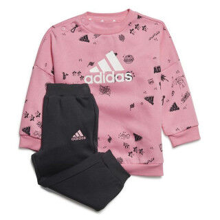 Sports Outfit for Baby Adidas Bluv Q3 Cset Pink