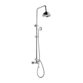 Colonna doccia Rousseau Grigio Chrome 150 mm