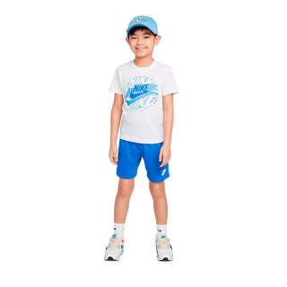 Conjunto Deportivo para Niños Nike Nkb B Nsw On The Move Jrsy Set Blanco 2 Piezas