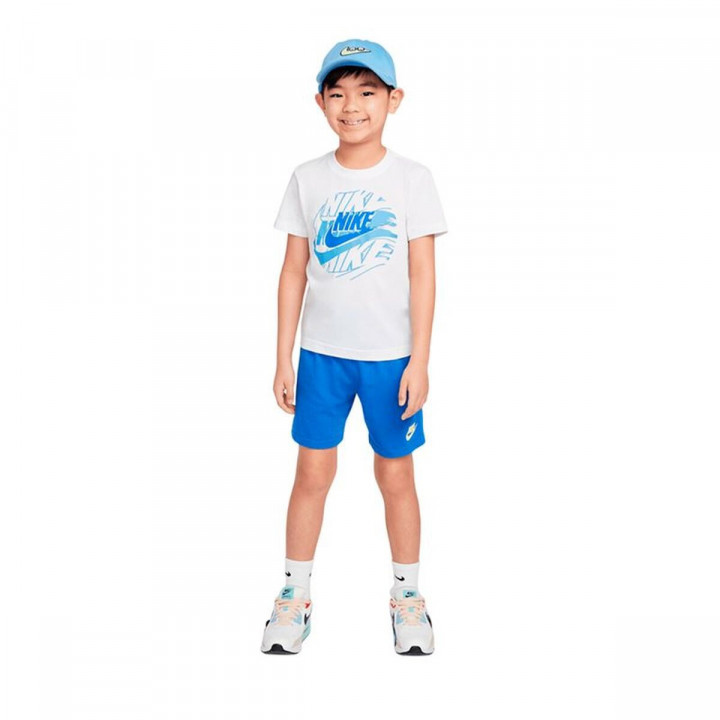 Sportset für Kinder Nike Nkb B Nsw On The Move Jrsy Set Weiß 2 Stücke