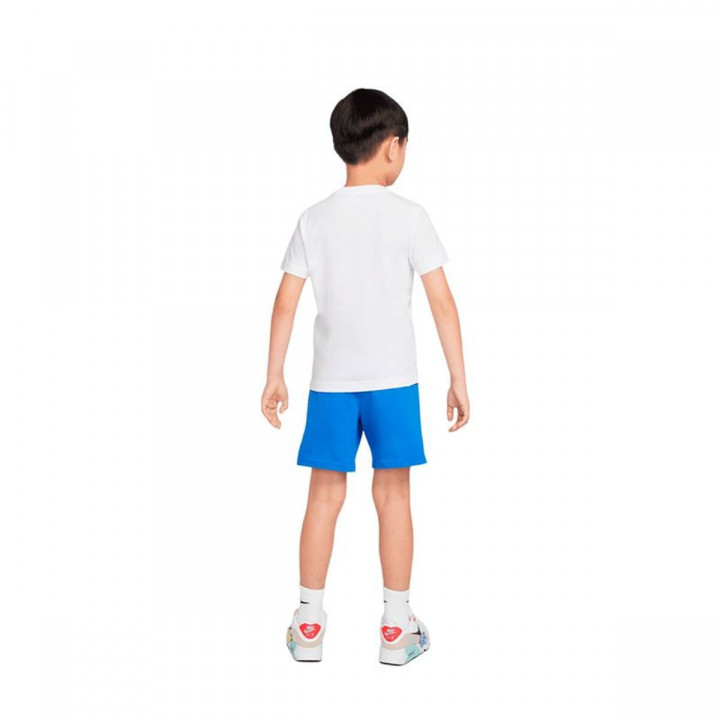 Ensemble de Sport pour Enfants Nike Nkb B Nsw On The Move Jrsy Set Blanc 2 Pièces