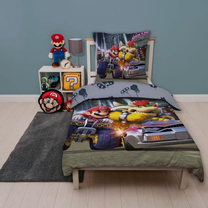 Duvet cover set Mario Bros 25 x 5 x 30 cm Multicolour Double 2 Pieces