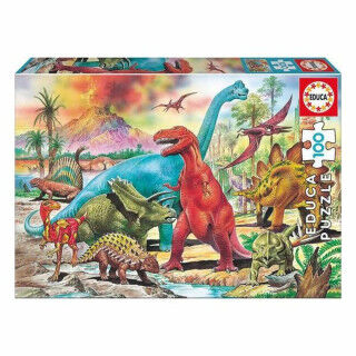 Puzzel Educa Dino (100 pcs)