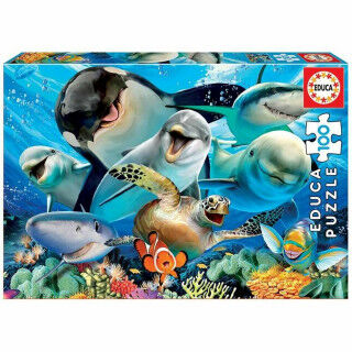 Puzzel Educa Selfie Under the Sea (100 pcs)