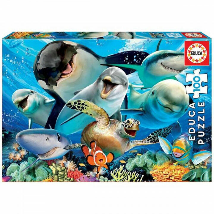 Puzzel Educa Selfie Under the Sea (100 pcs)