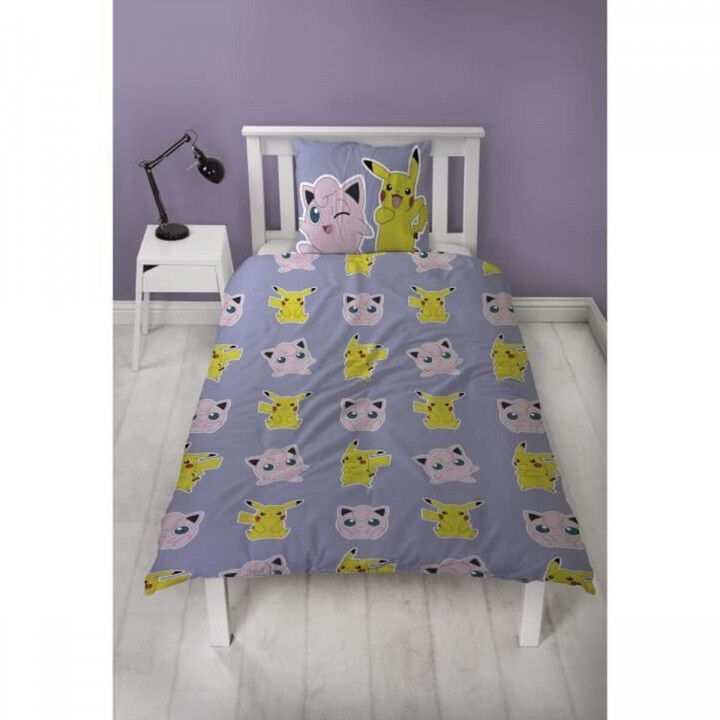 Parure de couette Pokémon 25 x 4 x 30 cm Multicouleur Lit 2 persones 2 Pièces