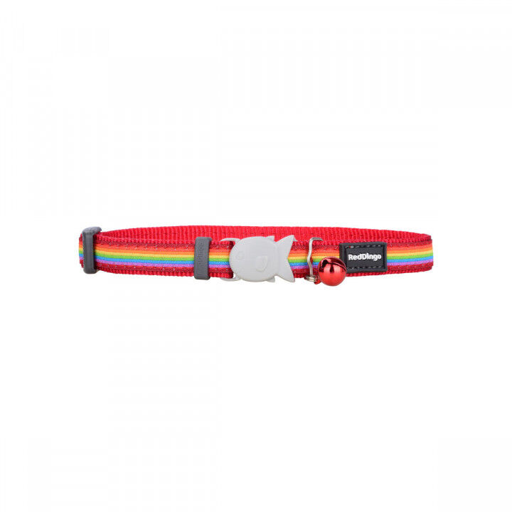 Cat Collar Red Dingo Rainbow 20-32 cm Multicolour