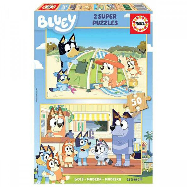 Set de 2 Puzzles Educa Madera 50 Piezas