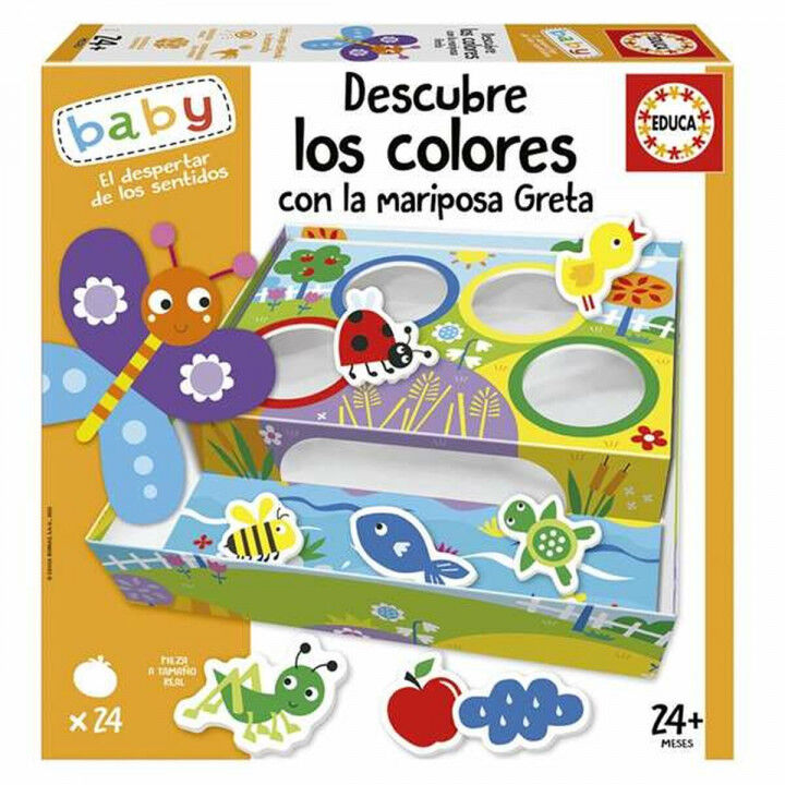 Juego Educativo Educa Descubre los Colores con La Mariposa Greta