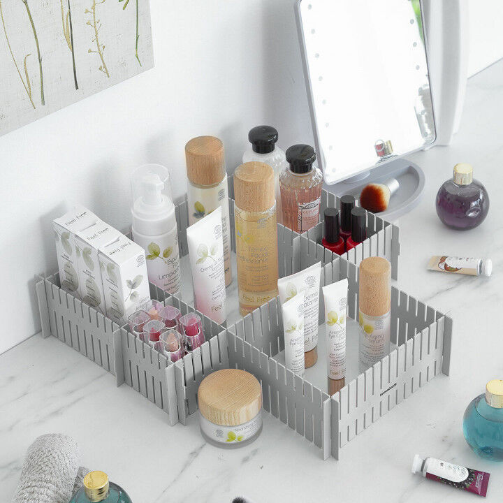 Organizador de Cajones Ajustable Condor InnovaGoods Gris Polipropileno Plástico 16 Unidades (Reacondicionado A)