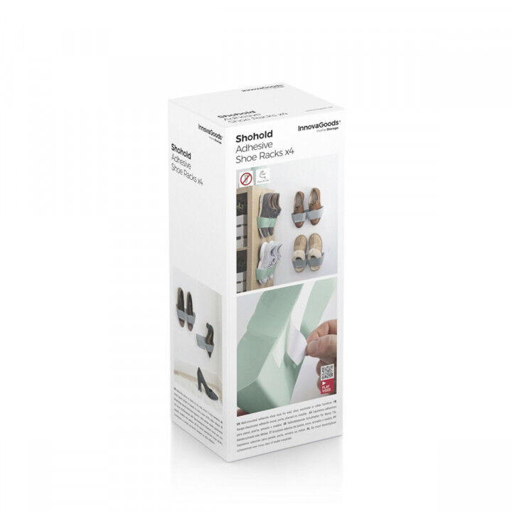 Zapateros Adhesivos Shohold InnovaGoods Pack de 4 uds