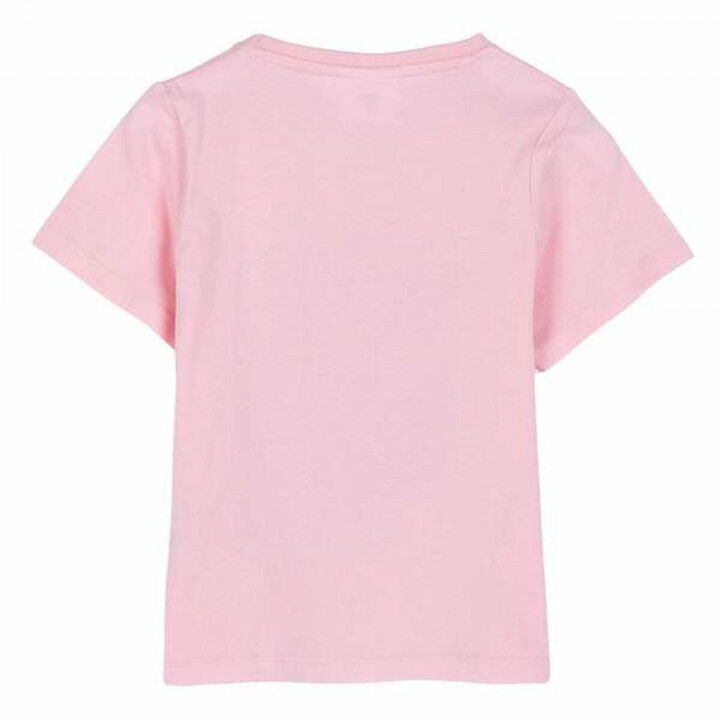 Camiseta de Manga Corta Infantil The Paw Patrol Blanco Rosa