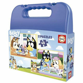 2-Puzzle Set Educa Bluey 48 Pieces