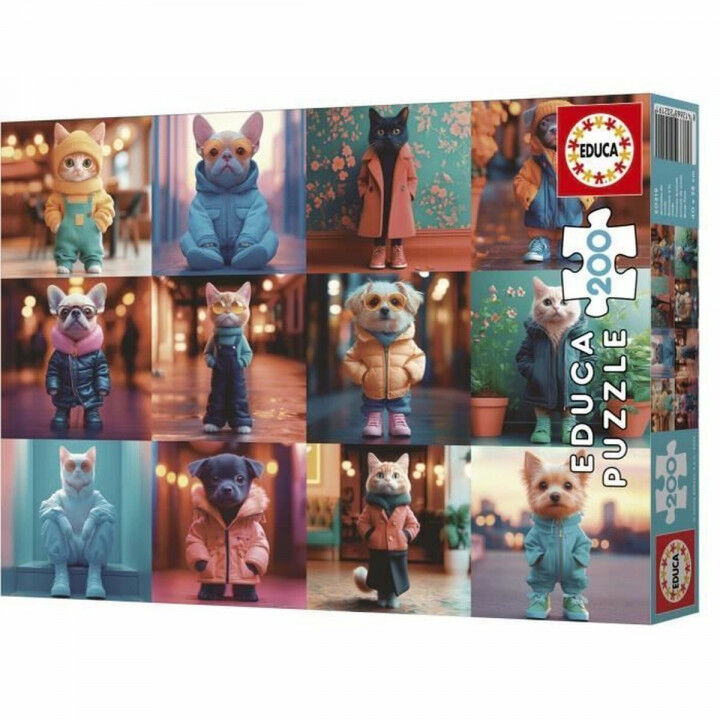 Puzzel Educa 20219 Fashion Animals