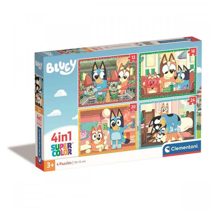 Puzzle Clementoni Bluey 4 Unidades 72 Piezas