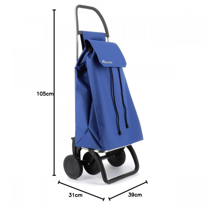 Panier à Courses Rolser Bleu Pliable (Reconditionné A)