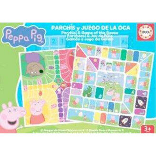 Parchís-Oca Spielbrett Peppa Pig