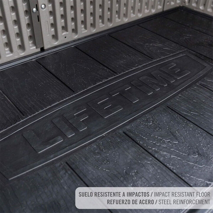 Mueble de almacenaje Lifetime Gris Plástico (Reacondicionado C)