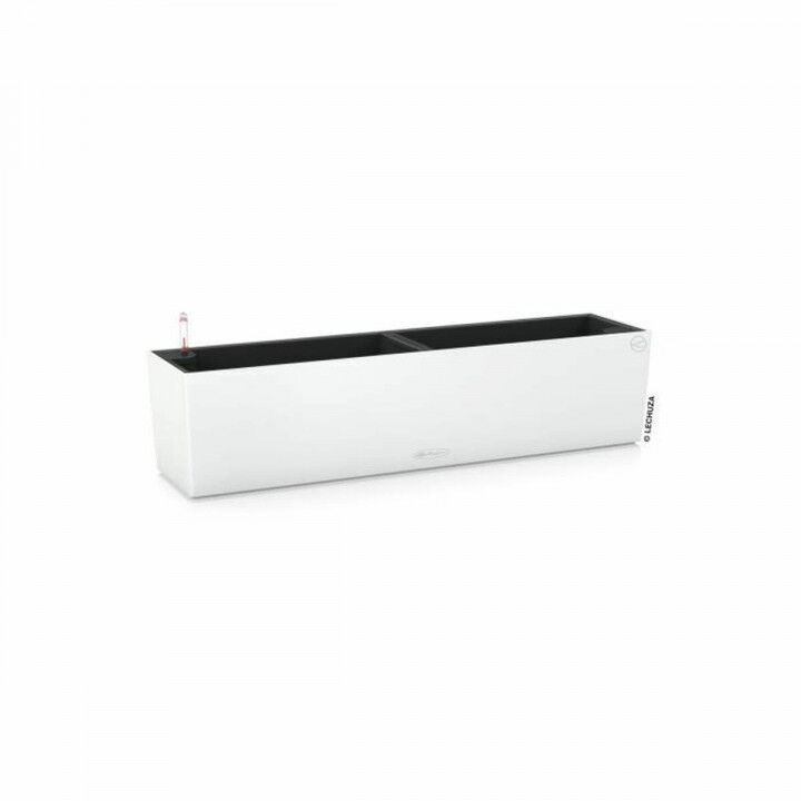 Maceta Lechuza Blanco Polipropileno Rectangular