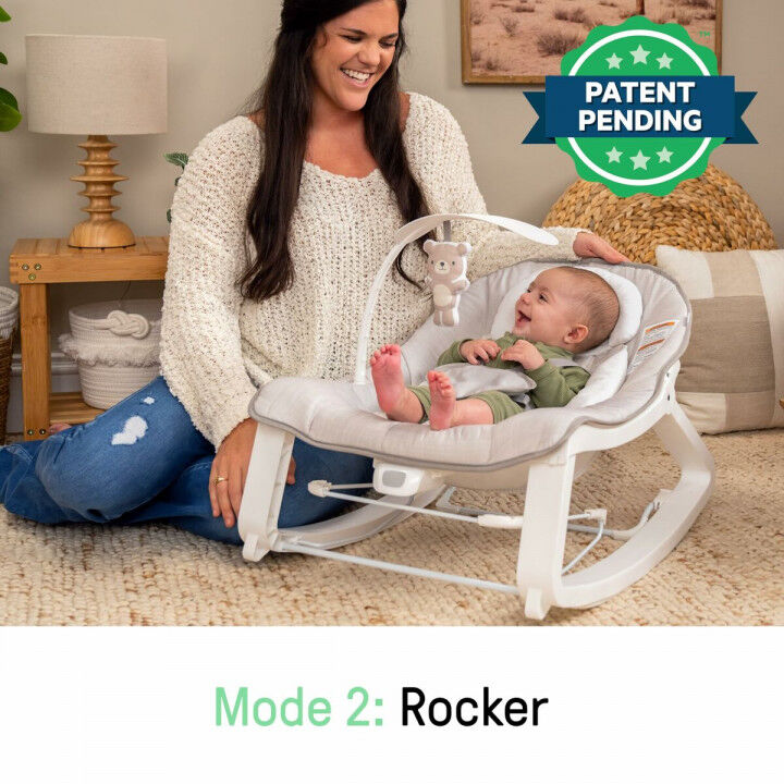 Baby Hammock Ingenuity White Grey