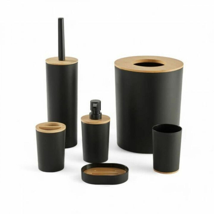 Badset TODAY HOY Zwart Plastic Modern (6 Stuks)