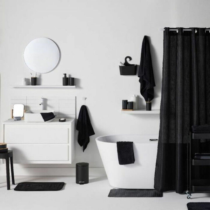 Badset TODAY HOY Zwart Plastic Modern (6 Stuks)