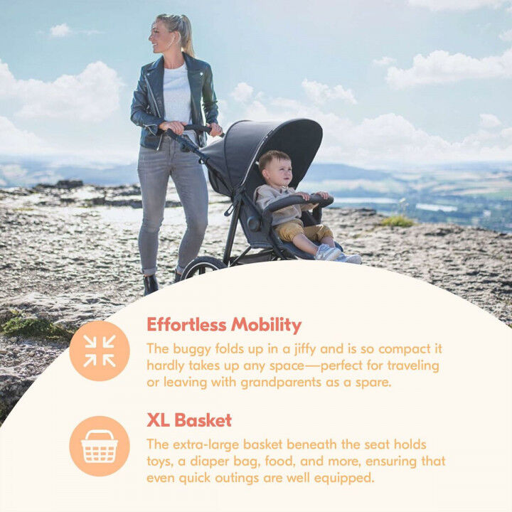 Kinderwagen Hauck Zwart