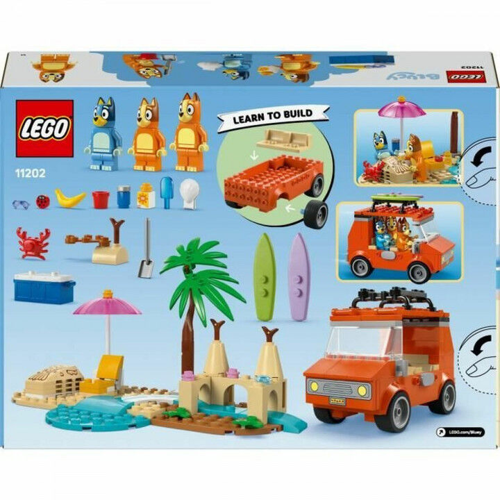Construction set Lego 11202 Bluey's Beach & Family Car Trip 133 Pieces