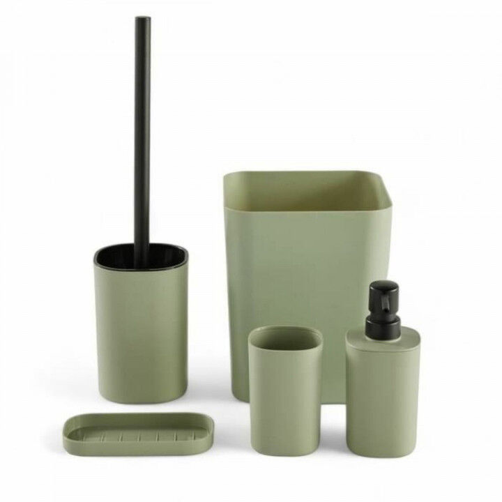 Bath Set TODAY HOY Green Plastic Modern (5 Units)
