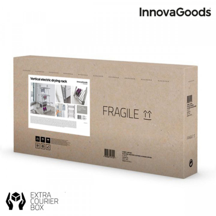 Étendoir à Linge Électrique Pliable Verayer InnovaGoods Gris Aluminium Plastique (Reconditionné A)