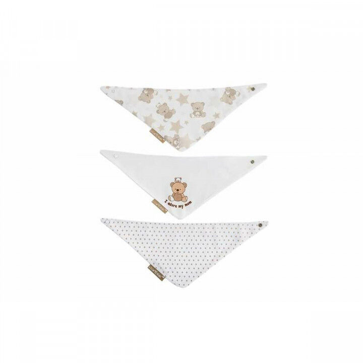 Set di Bavaglini Bear 42 x 16 cm 3 Pezzi