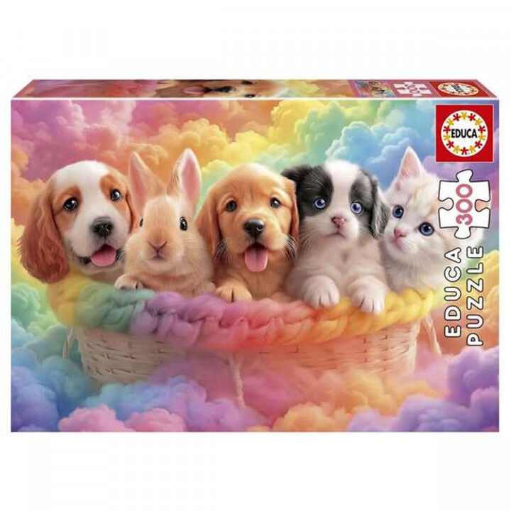 Puzzle Educa animali 300 Pezzi