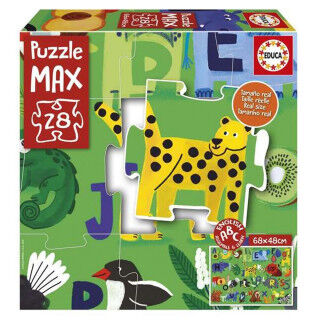 Puzzel Educa Alphabet Nature 28 Onderdelen
