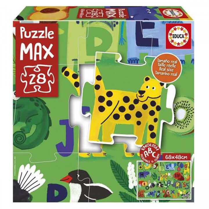 Puzzle Educa Alphabet Nature 28 piezas